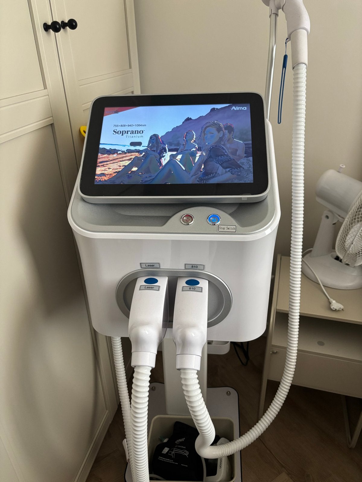 NIEUW! Alma Soprano Titanium Laser Ontharing Apparaat, Ophalen, Nieuw, Scheren en Epileren