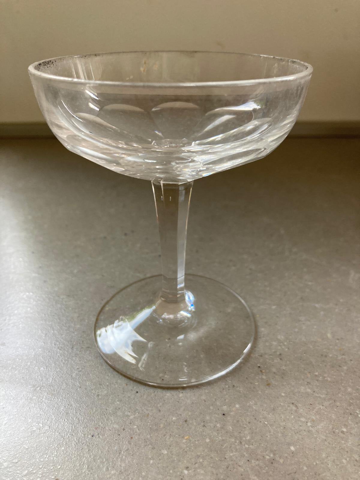 Te koop : Val St Lambert glasservies, Huis en Inrichting, Ophalen, Zo goed als nieuw, Rechthoekig, Glas