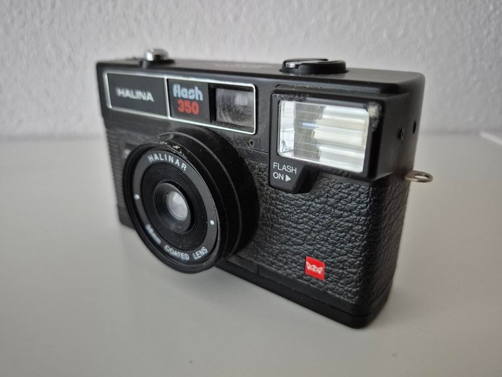 Halina Flash 350 Compact Camera - Vintage Analoge Fotografie, Ophalen of Verzenden, Gebruikt, Compact, Overige Merken