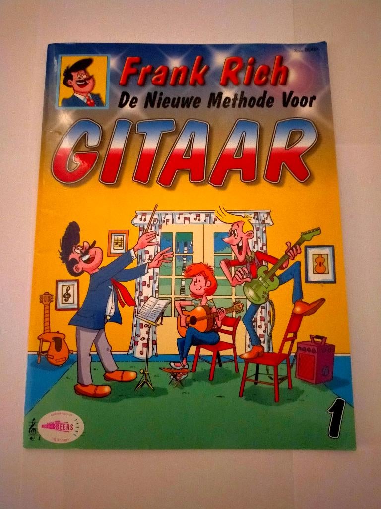 frank rich de nieuwe metode voor gitaar deel 1t/m3 (ophalen), Ophalen, Gitaar, Zo goed als nieuw, Artiest of Componist