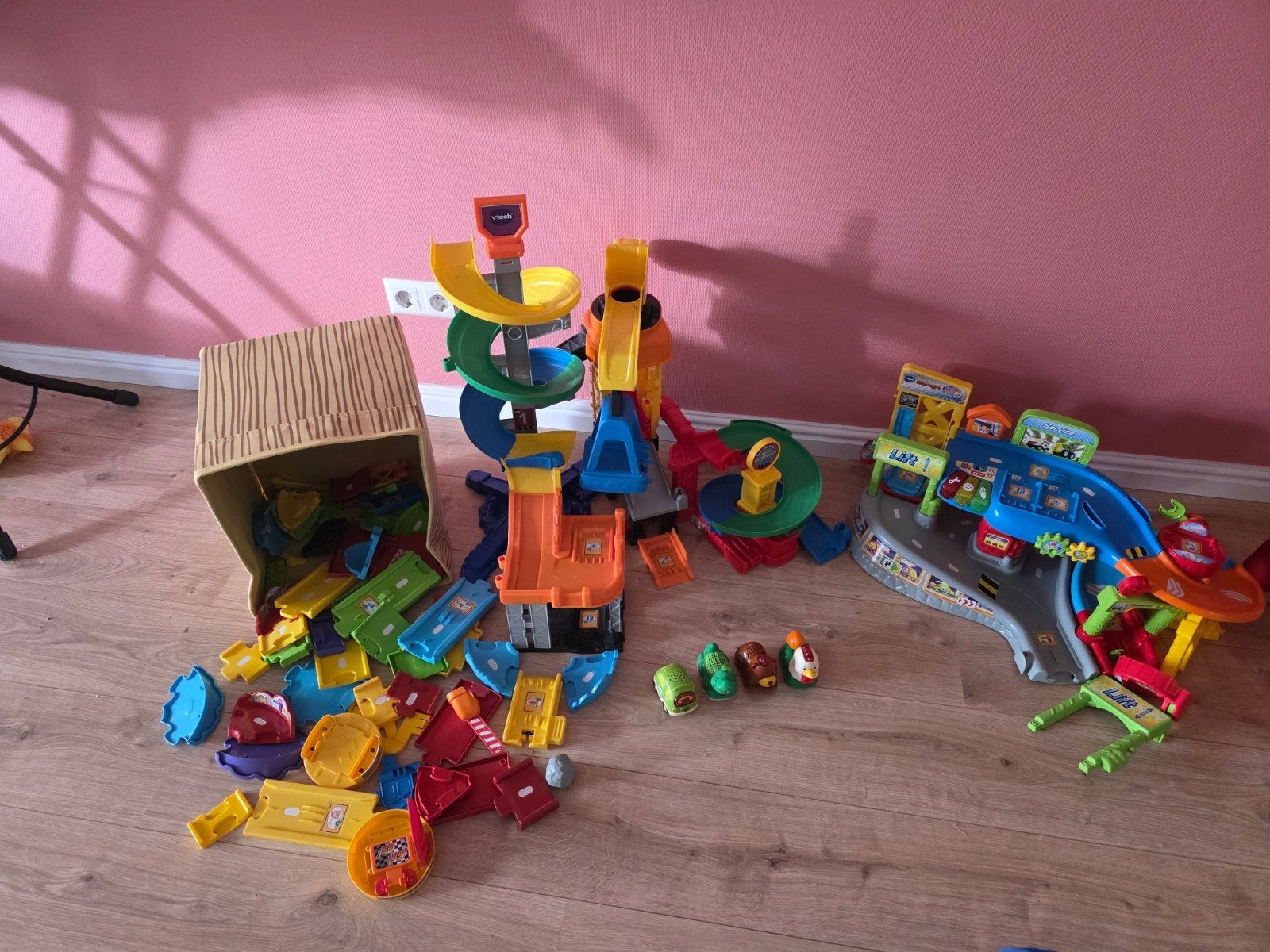 Grote VTech Toet Toet Auto's & Zoef Zoef Dieren set, Ophalen, Gebruikt, Jongen of Meisje