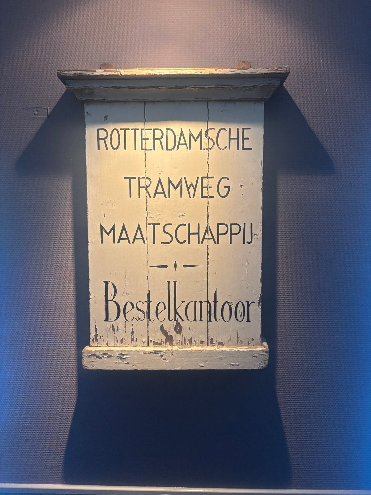 Origineel RTM bord – RTM – Bestelkantoor – Art Deco, Ophalen of Verzenden