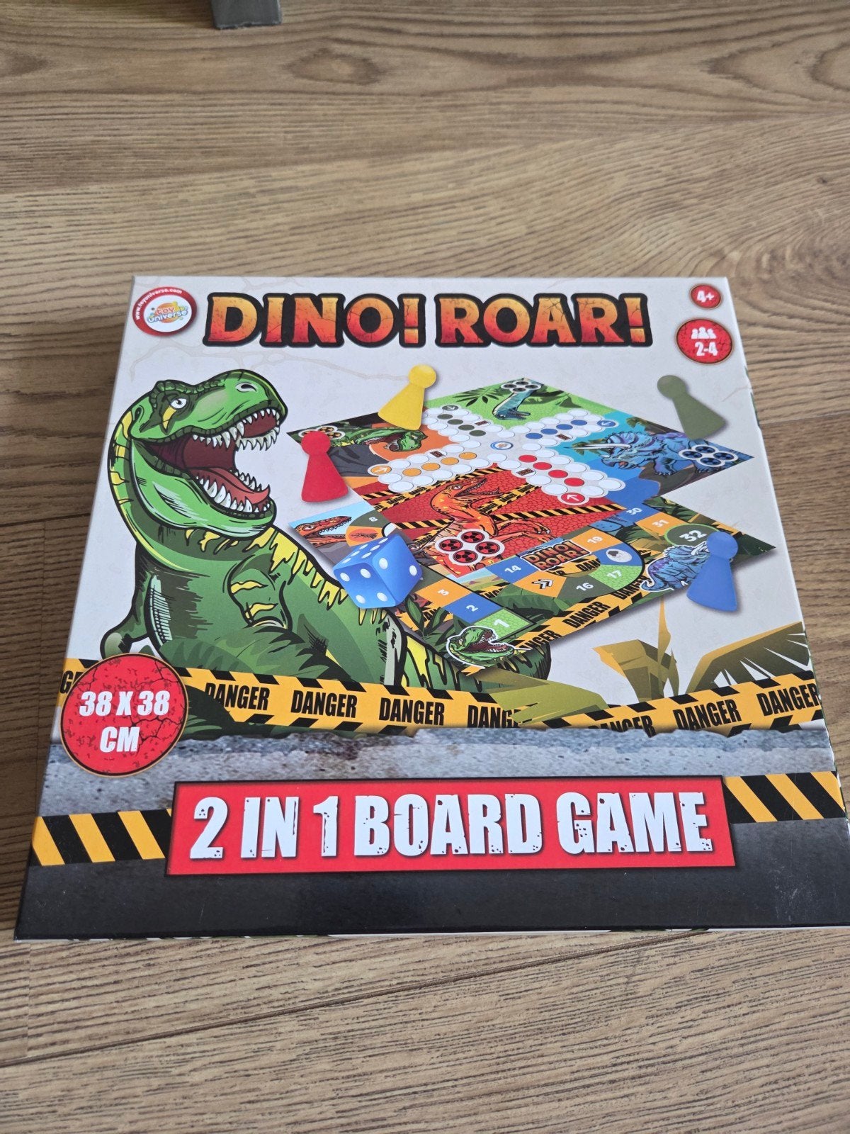 Dino! Roar! 2-in-1 Bordspel - Dinosaurus Avontuur, Een of twee spelers, Ophalen of Verzenden, Nieuw
