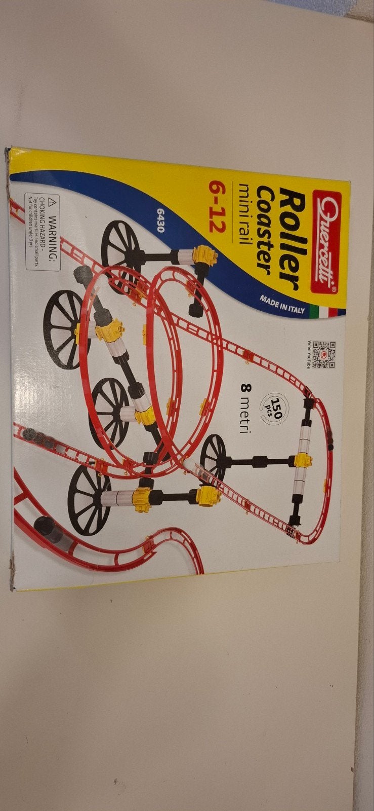 Quercetti Roller Coaster Mini Rail - Bouw je eigen achtbaan!, Ophalen of Verzenden, Gebruikt, Overige merken