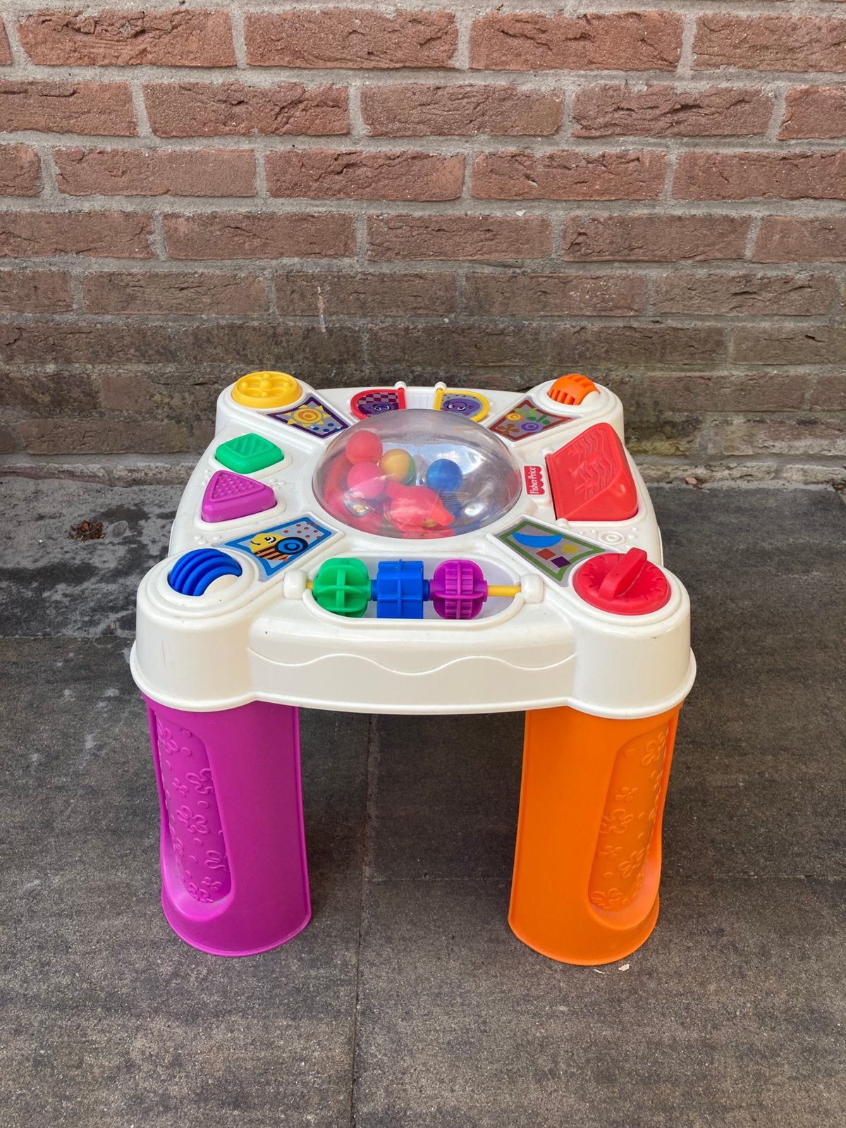 FisherPrice speeltafel + geluidseffecten, Ophalen, Gebruikt