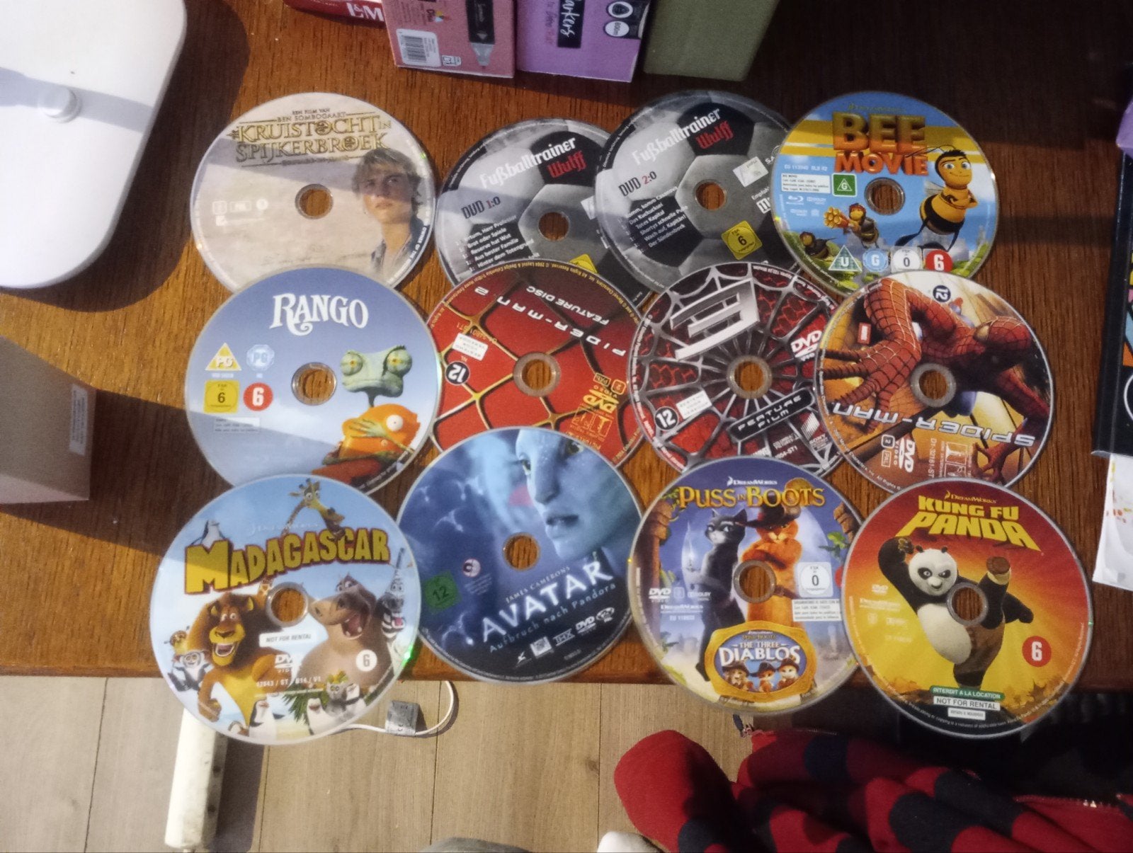 Grote collectie diverse films en series op DVD en Blu-ray, Gebruikt, Animatie, Alle leeftijden, Nederlands