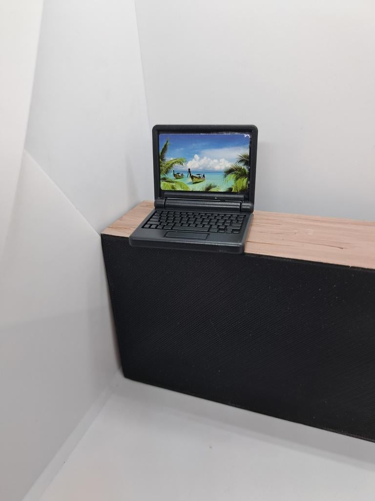 Laptop 1:12, Ophalen of Verzenden, Nieuw, Poppenhuis