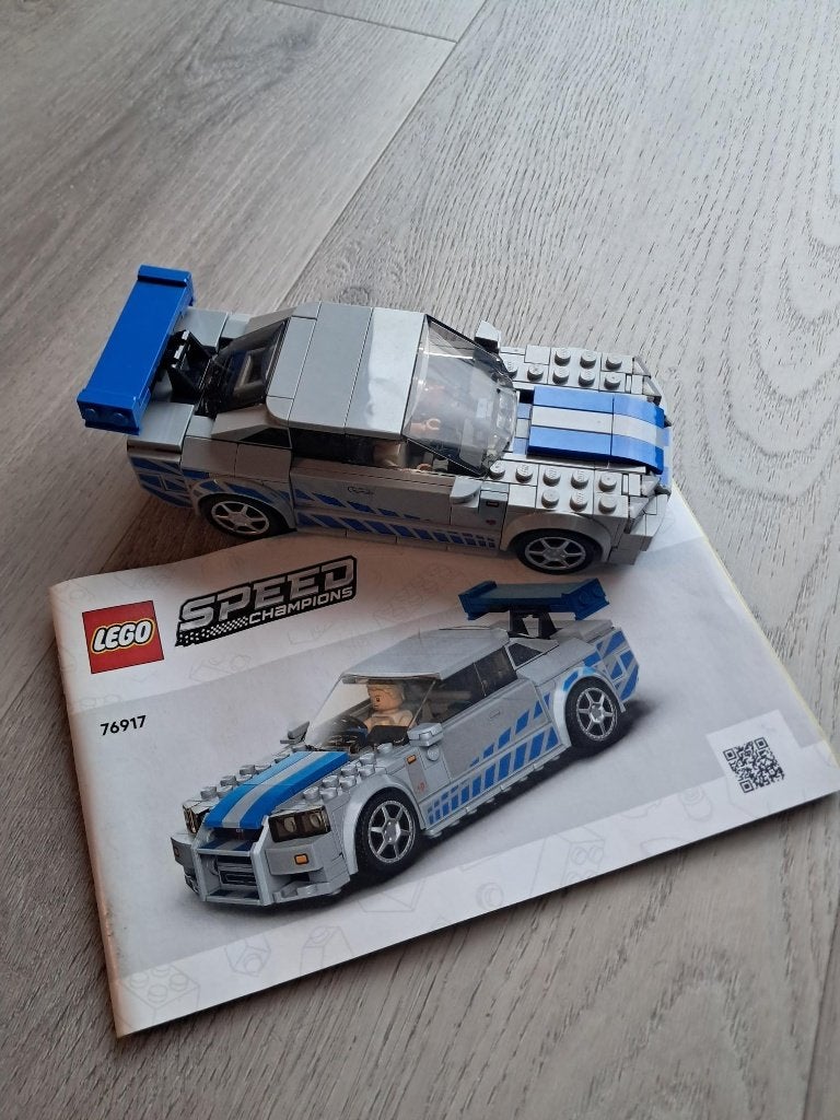 Lego Speed Champions Nissan Skyline GT-R, Gebruikt, Lego, Overige typen, Inclusief minifiguren