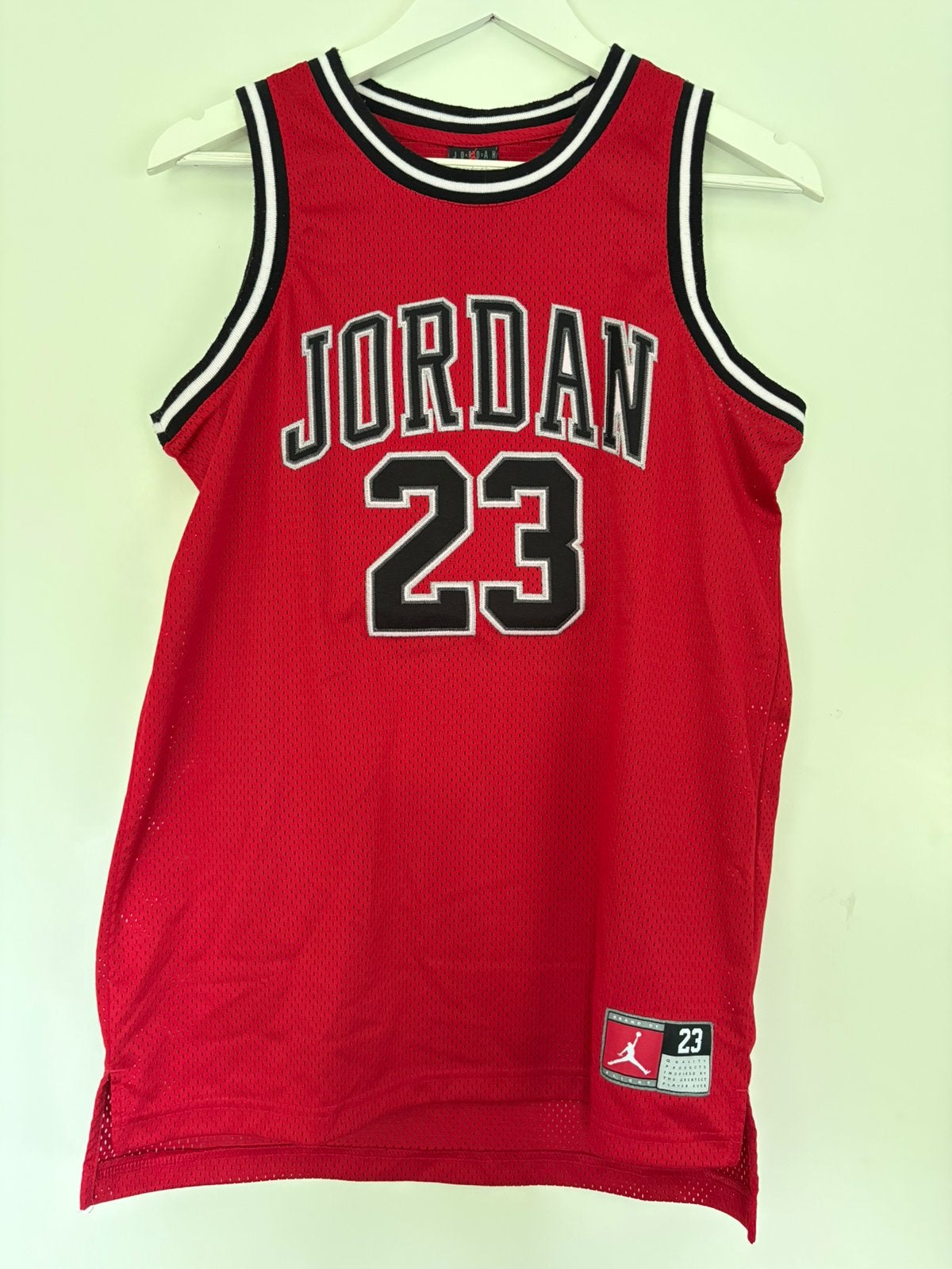JORDAN basketbalshirt 13-15 jaar, Sport en Fitness, Basketbal, Ophalen of Verzenden, Zo goed als nieuw, Kleding