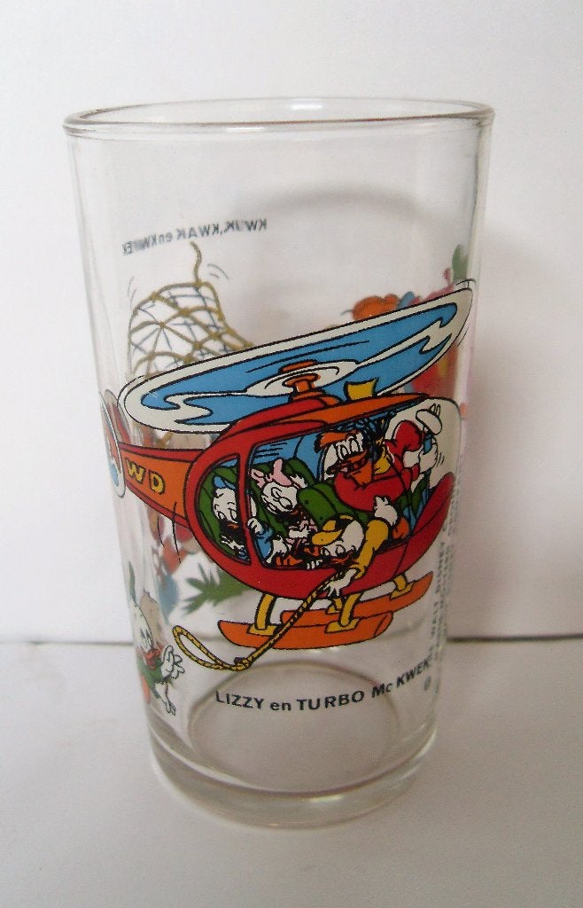 Ducktales Glas Walt Disney Mostert Glas Duck Tales, Verzamelen, Ophalen of Verzenden, Donald Duck, Zo goed als nieuw, Servies