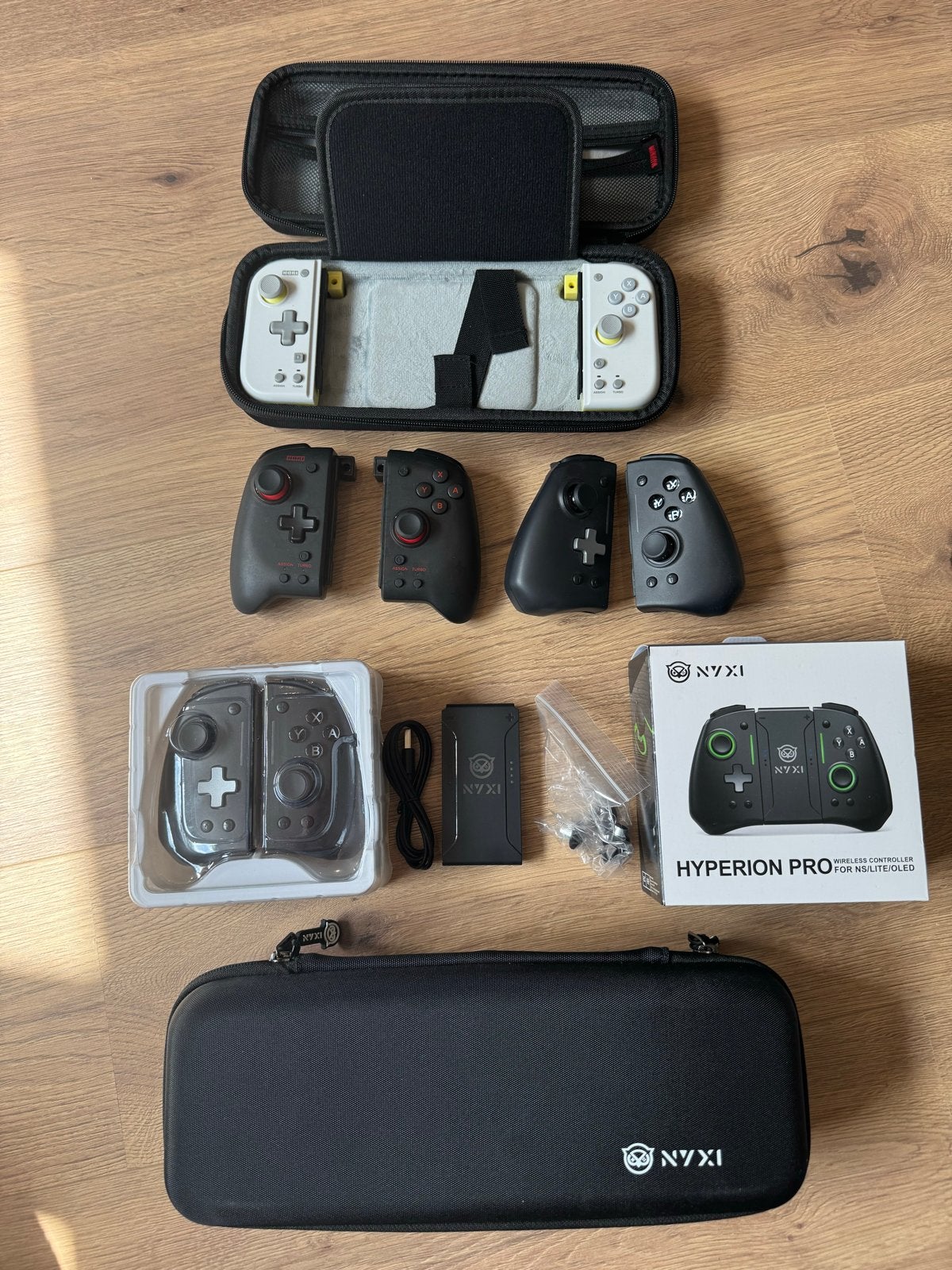 NYXI Hyperion Pro + HORI Split Pad Pro / Compact, Ophalen of Verzenden, Zo goed als nieuw, Switch, Overige controllers