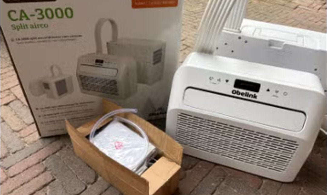 Obelink ca 3000 airco, Witgoed en Apparatuur, Ophalen, Minder dan 60 m³, 3 snelheden of meer, Zo goed als nieuw