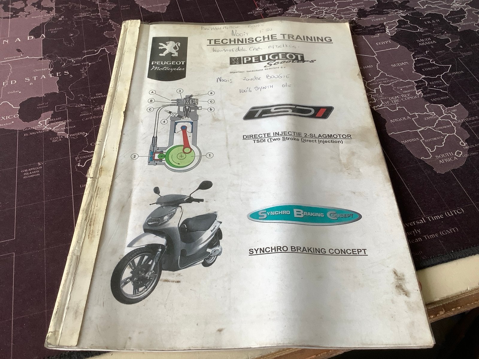 Peugeot Scooters Technische Training Handleiding. UNIEK!!!, Verzenden