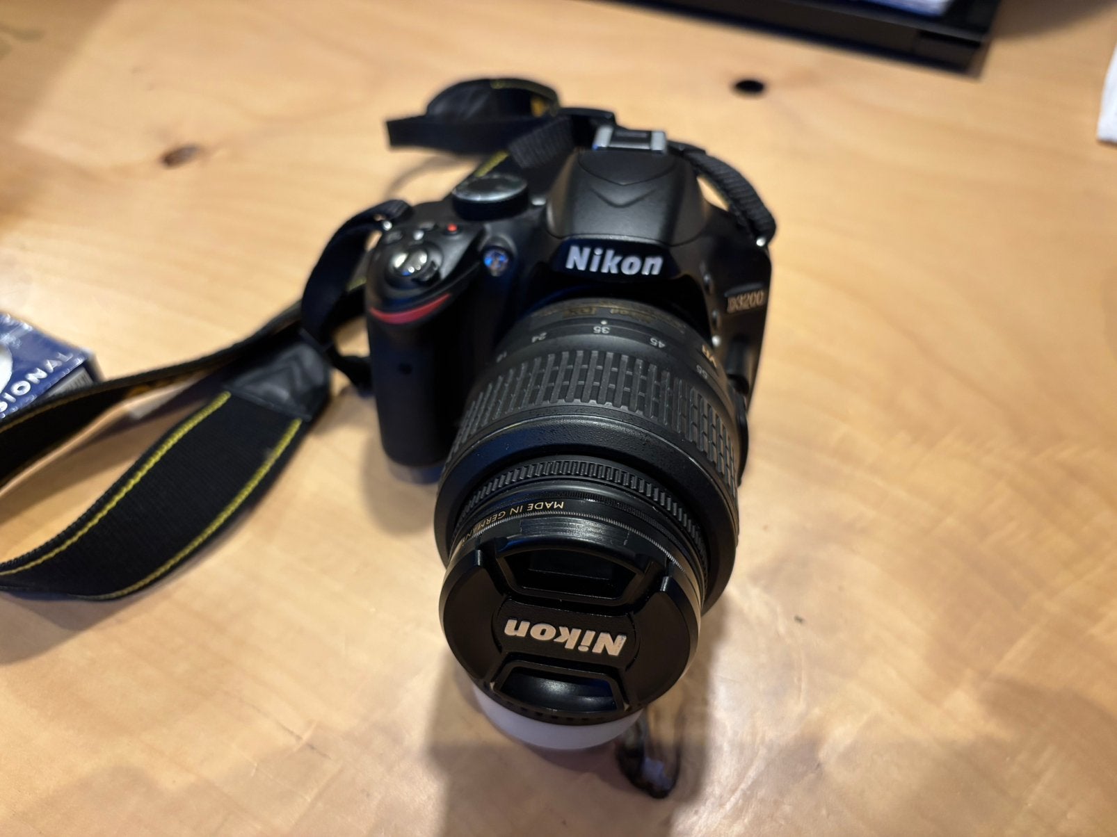 Nikon d3200 met 18-55mm lens, Ophalen of Verzenden, Zo goed als nieuw, Spiegelreflex, Nikon