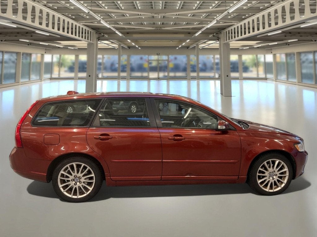 Volvo V50 2.0 Edition II Schuifdak/leer/met garantie, Voorwielaandrijving, Zwart, 4 cilinders, Automatische klimaatregeling