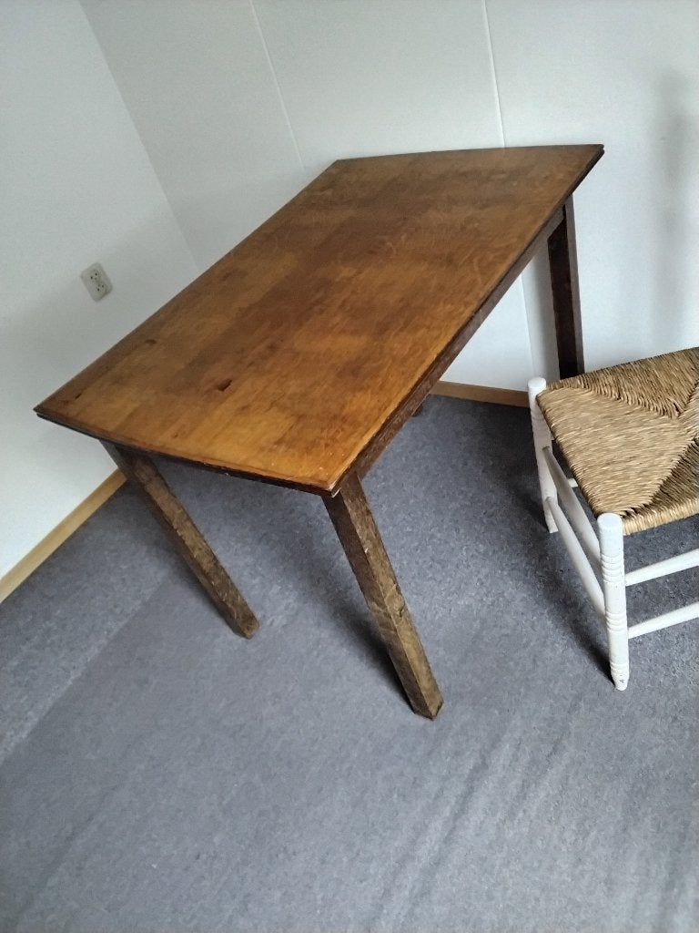 Eetkamer tafel oud, Huis en Inrichting, Ophalen, Gebruikt, 100 tot 150 cm, 50 tot 100 cm