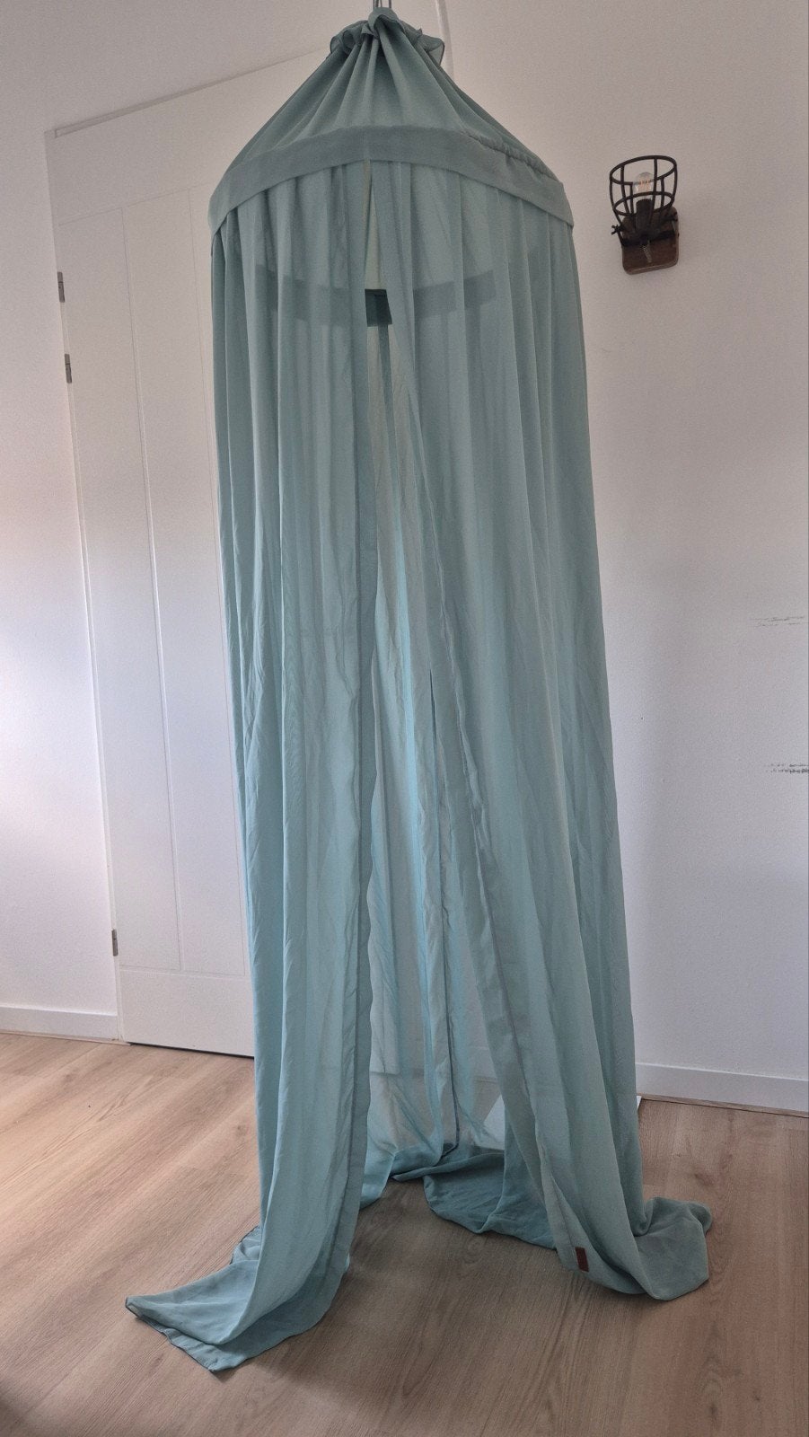 Klamboe Baby's Only Stonegreen (Lichtblauw) 55x55x200 cm, Ophalen, Zo goed als nieuw, Overige typen