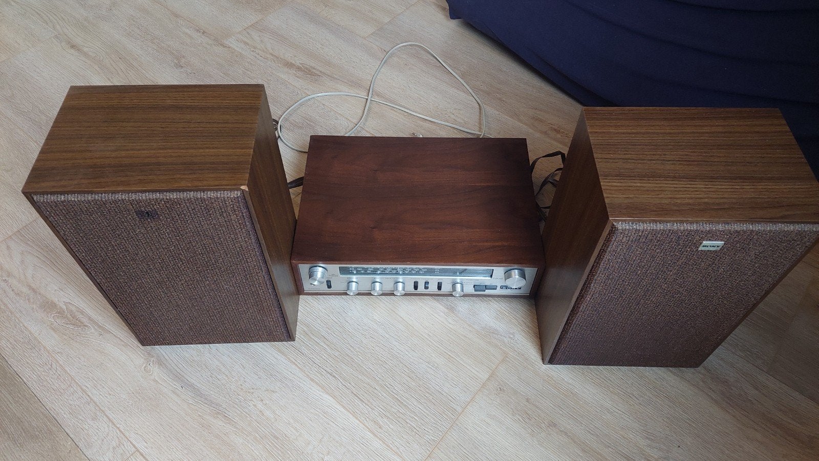 Sony STR-222L Stereo Receiver met SS-50 speakers, Audio, Tv en Foto, Stereo-sets, Ophalen, Gebruikt, Losse componenten, Sony