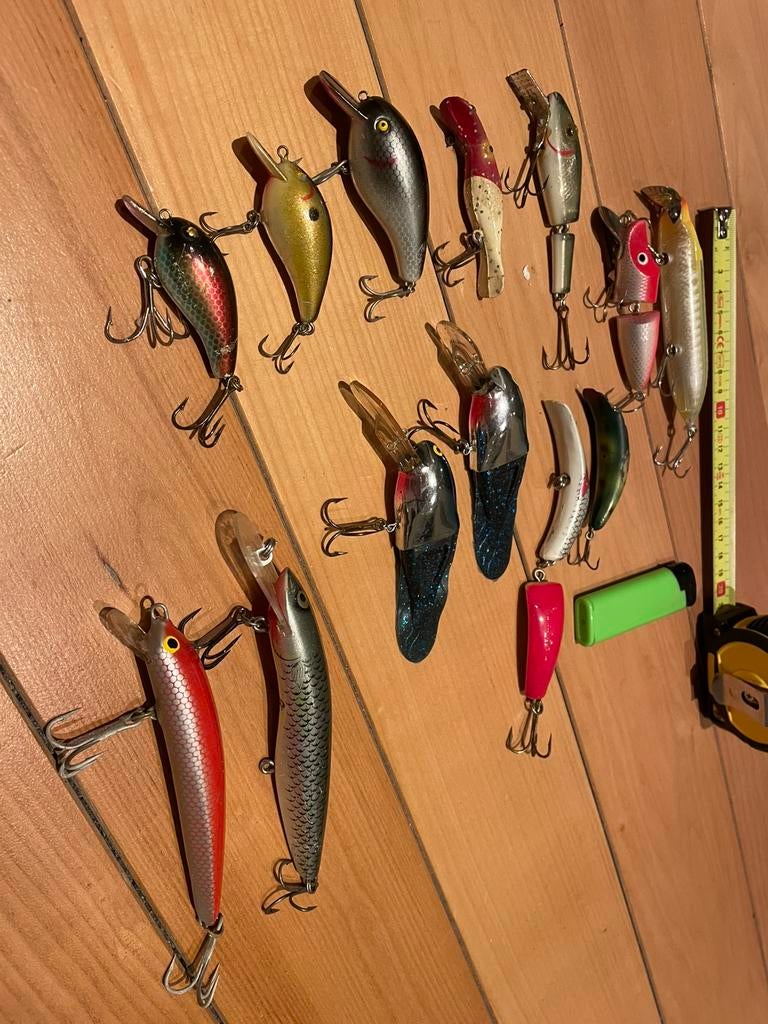 Diverse vintage kunstaas Shakepeare, Heddon, Nilsmaster enz, Ophalen of Verzenden, Zo goed als nieuw, Overige typen