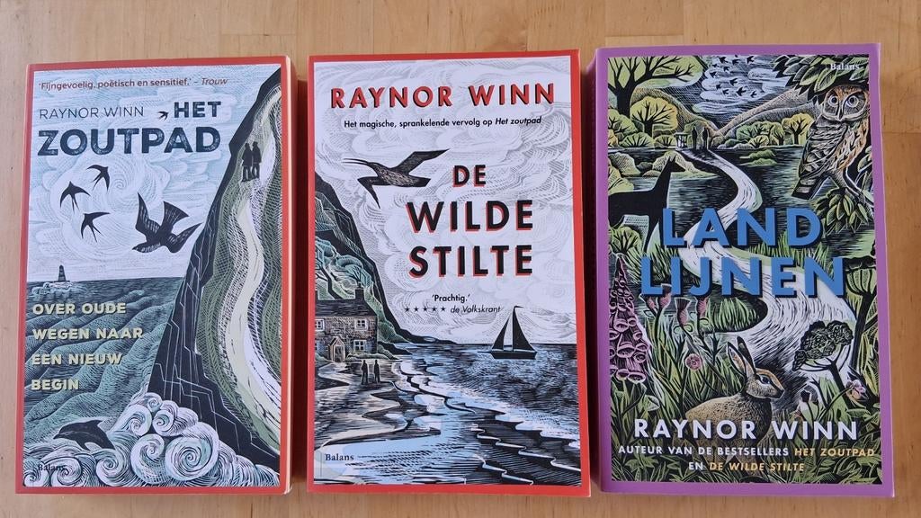 Raynor Winn - Het Zoutpad, De Wilde Stilte, Landlijnen, Boeken, Ophalen of Verzenden, Gelezen, Raynor Winn