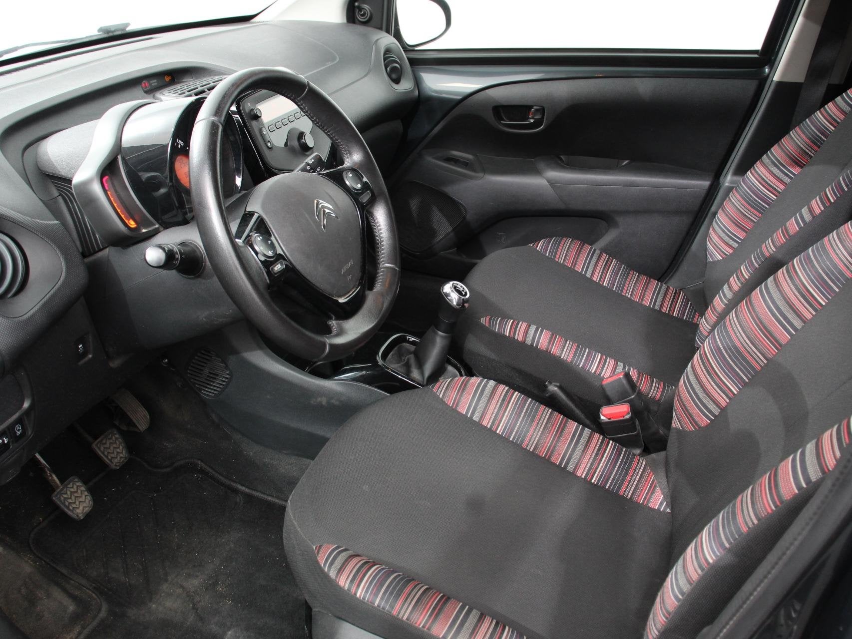 Citroen C1 1.0 VTi Feel Pack comfort Airco Bluetooth Extra g, Stof, Gebruikt, Euro 6, 4 stoelen