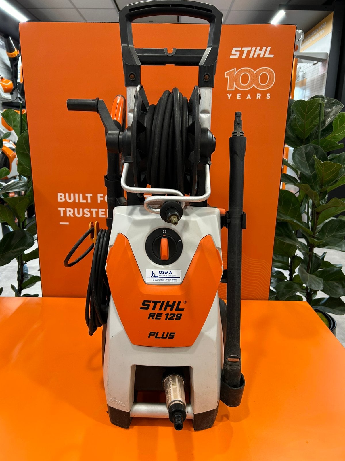 STIHL RE 129Plus hogedrukreiniger, Tuin en Terras, Ophalen of Verzenden, Gebruikt, Elektrisch, Met regelbare waterdruk