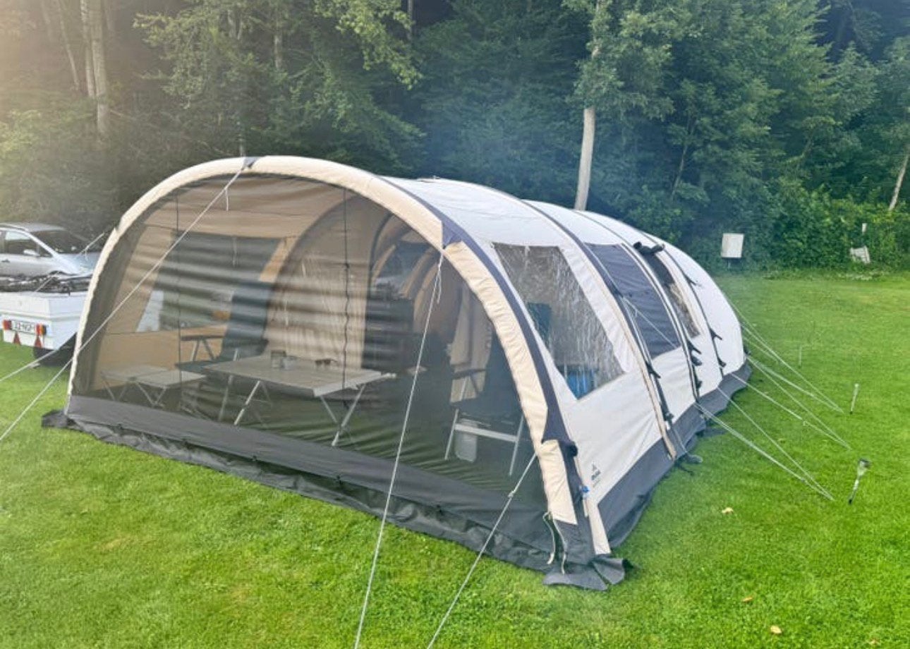 Obelink Miami Easy Air 6, Caravans en Kamperen, Tenten, Ophalen, Zo goed als nieuw