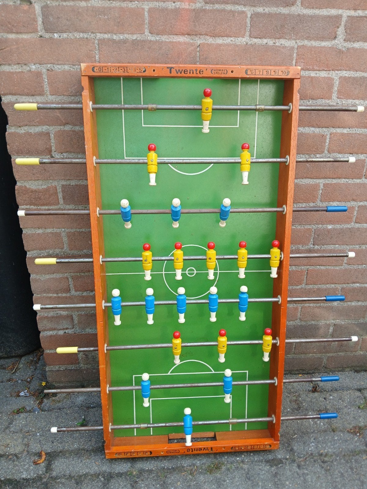 Vintage tafelvoetbalspel, Kinderen en Baby's, Ophalen, Gebruikt
