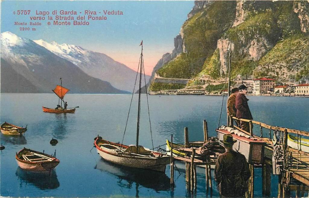 381-425-025 Lago di garda Riva Veduta, Verzenden, Voor 1920, Frankrijk