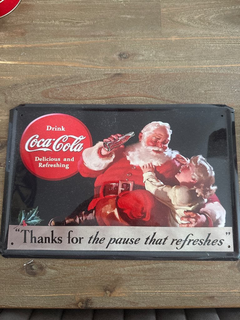 Coca cola muurbord, Ophalen of Verzenden, Nieuw, Gebruiksvoorwerp
