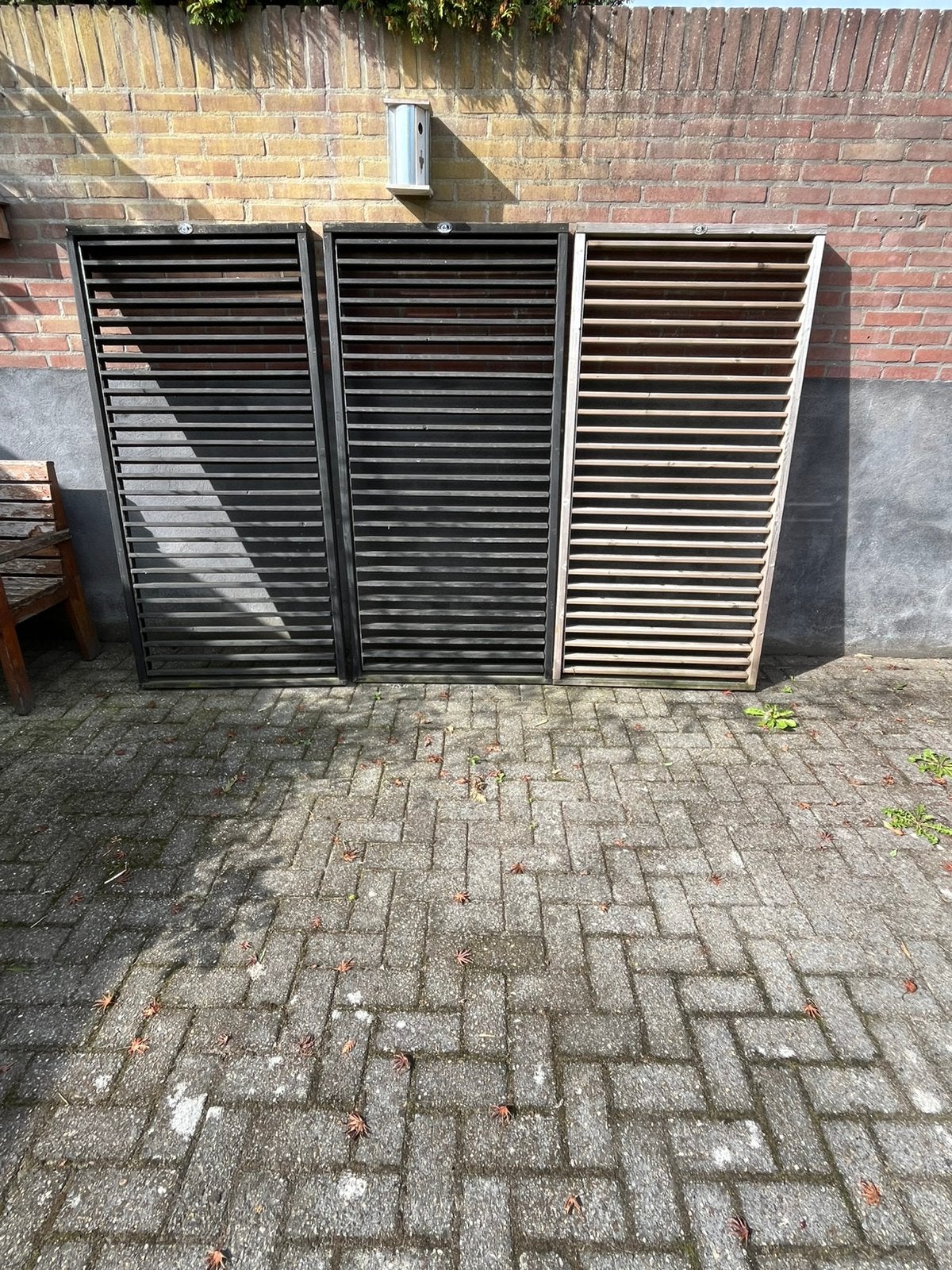 Hilhout tuin jaloezieen, Tuin en Terras, Tuinschermen, Ophalen, Gebruikt, Minder dan 100 cm, 150 tot 200 cm