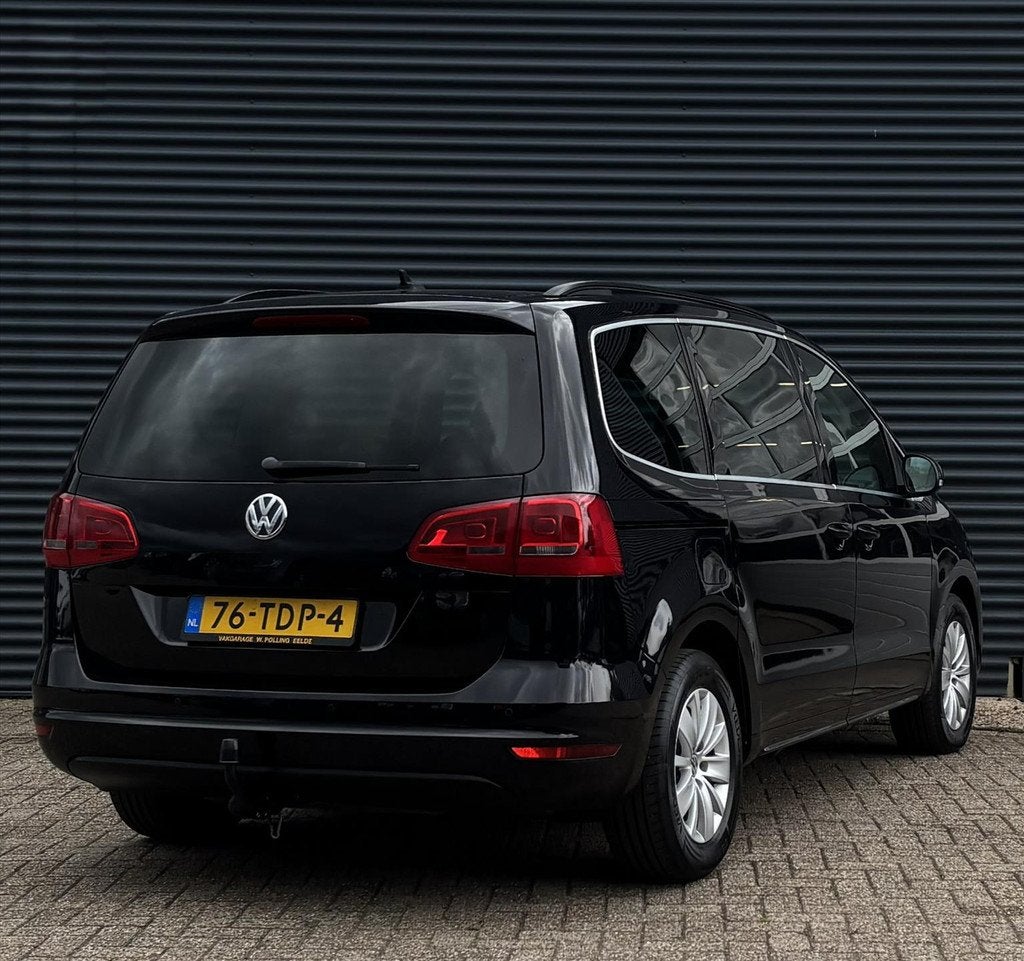 Volkswagen Sharan 1.4 TSI 150PK Comfortline 7-persoons Clima, Auto's, Volkswagen, Euro 5, Stof, Zwart, 4 cilinders
