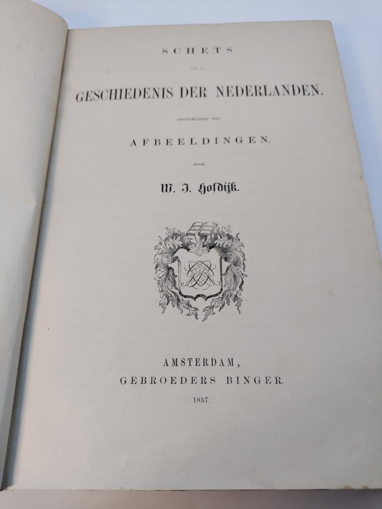 Schets Geschiedenis der Nederlanden - W.J. Hofdijk (1857), Boeken, Geschiedenis | Vaderland, Gelezen, 19e eeuw, Verzenden