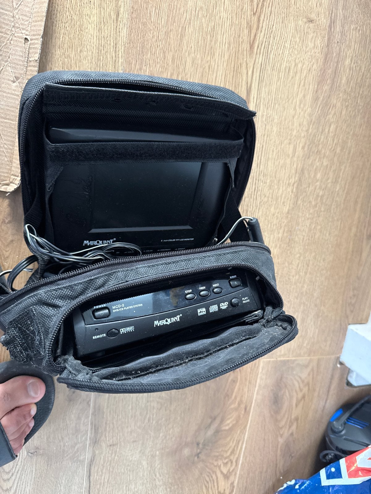 Marquant Draagbare DVD/CD Speler met Scherm, Audio, Tv en Foto, Gebruikt, Draagbaar, Ophalen of Verzenden, Overige merken