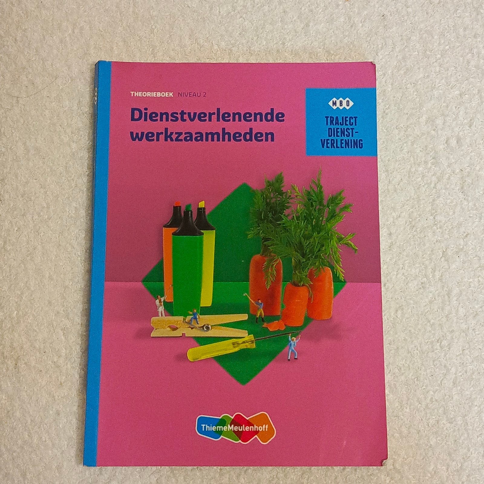 Dienstverlenende werkzaamheden - Theorieboek Niveau 2, VMBO, Overige vakken, R.F.M. van Midde, C.A. Abrahamsz, Ophalen of Verzenden