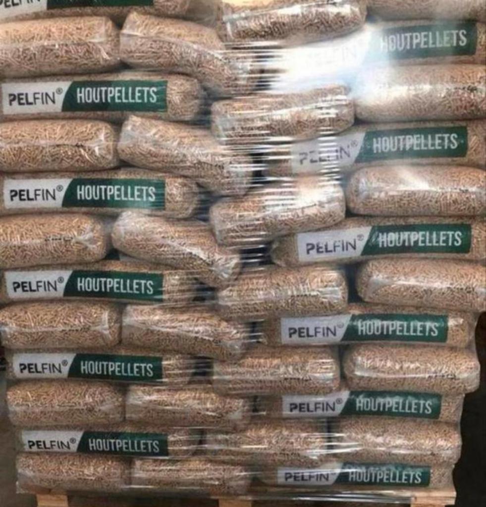 Pelfin pellets 1050 kg 84 zakken, Tuin en Terras, Haardhout, Minder dan 3 m³, Ophalen