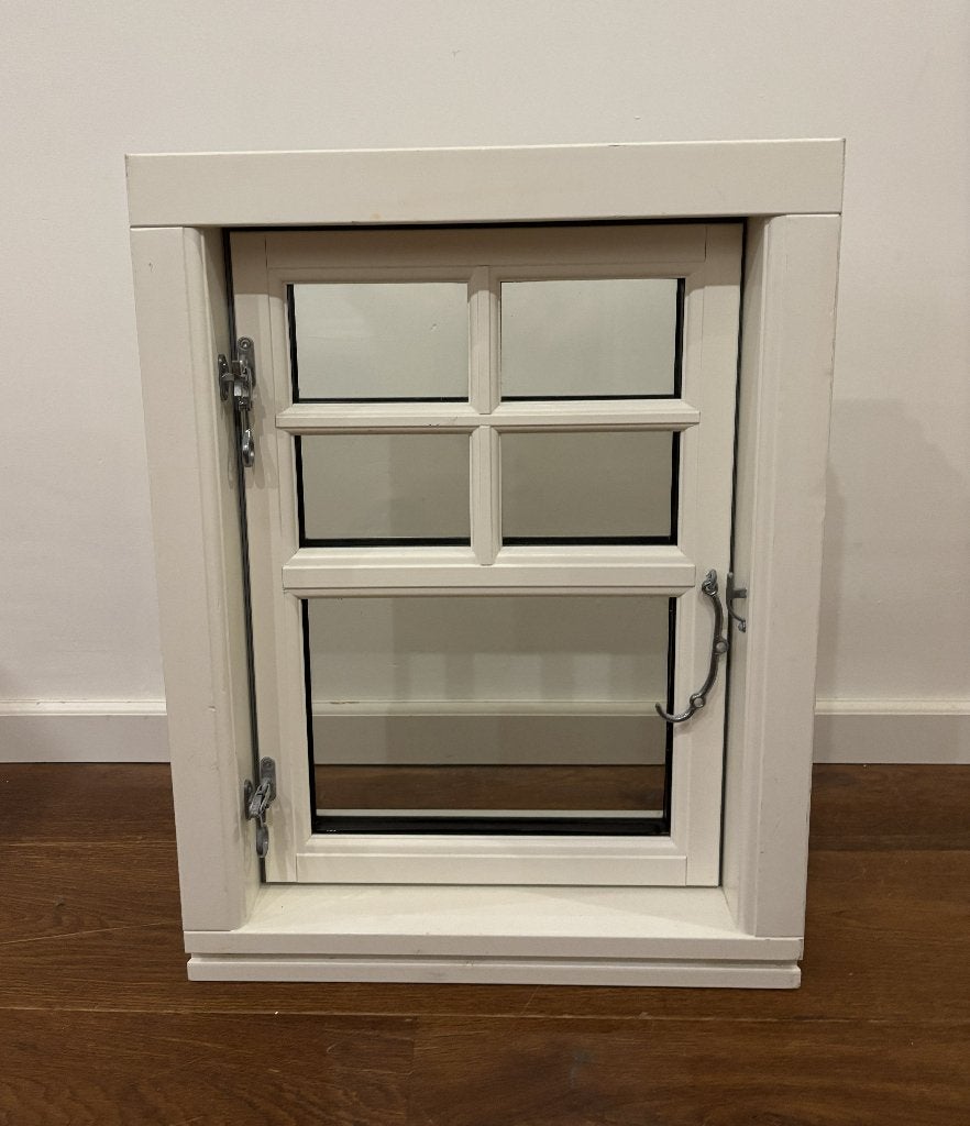 Outline houten raam met kozijn - nieuw - 64,7 x 48,7 cm, Ophalen, Minder dan 75 cm, Raamkozijn, Nieuw