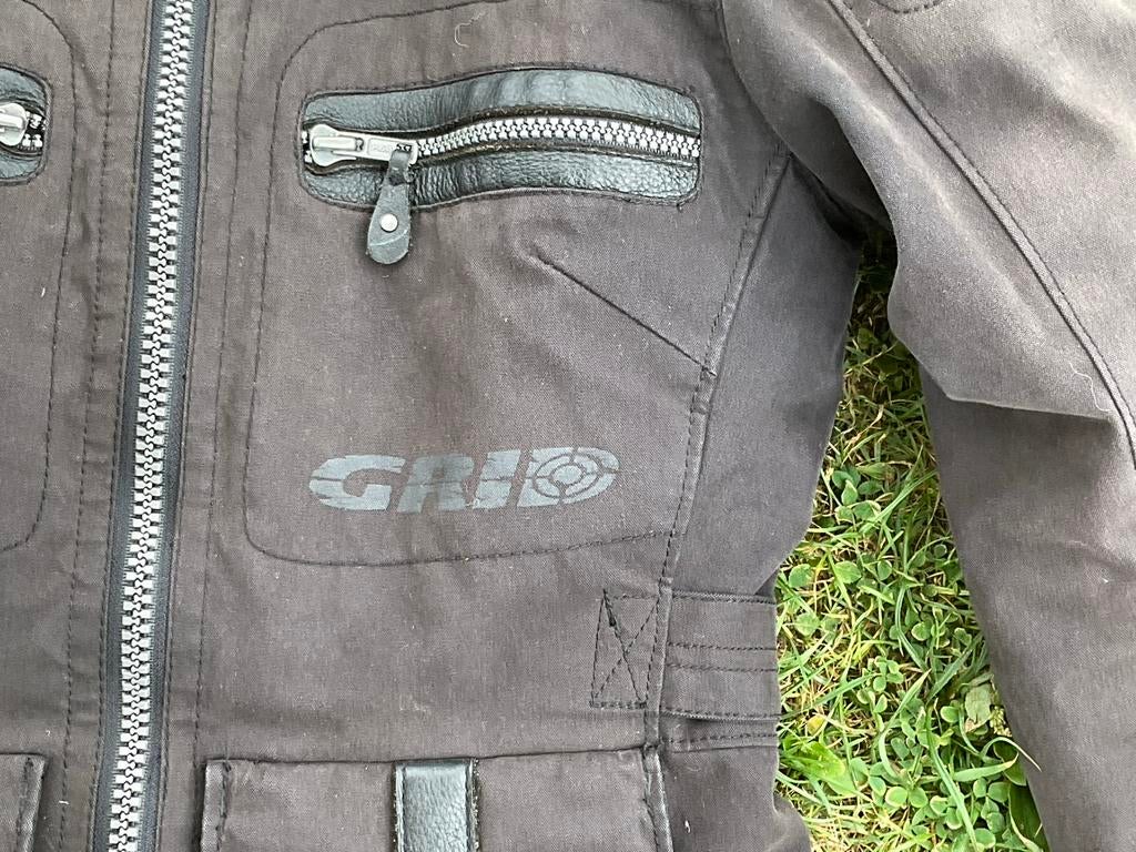 Motorjas Grid maat S met Harley Davidson embleem, Ophalen of Verzenden, Tweedehands, Kinderen, Jas | textiel
