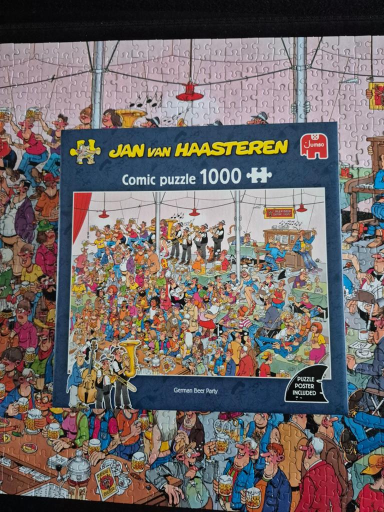 Jan van Haasteren - German Beer Party, Ophalen of Verzenden, 500 t/m 1500 stukjes, Zo goed als nieuw