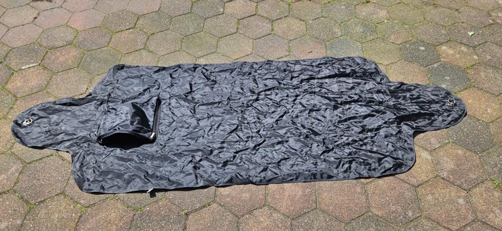 Zwarte universele autostoelhoes 100% polyester, Ophalen of Verzenden, Zo goed als nieuw, Universeel