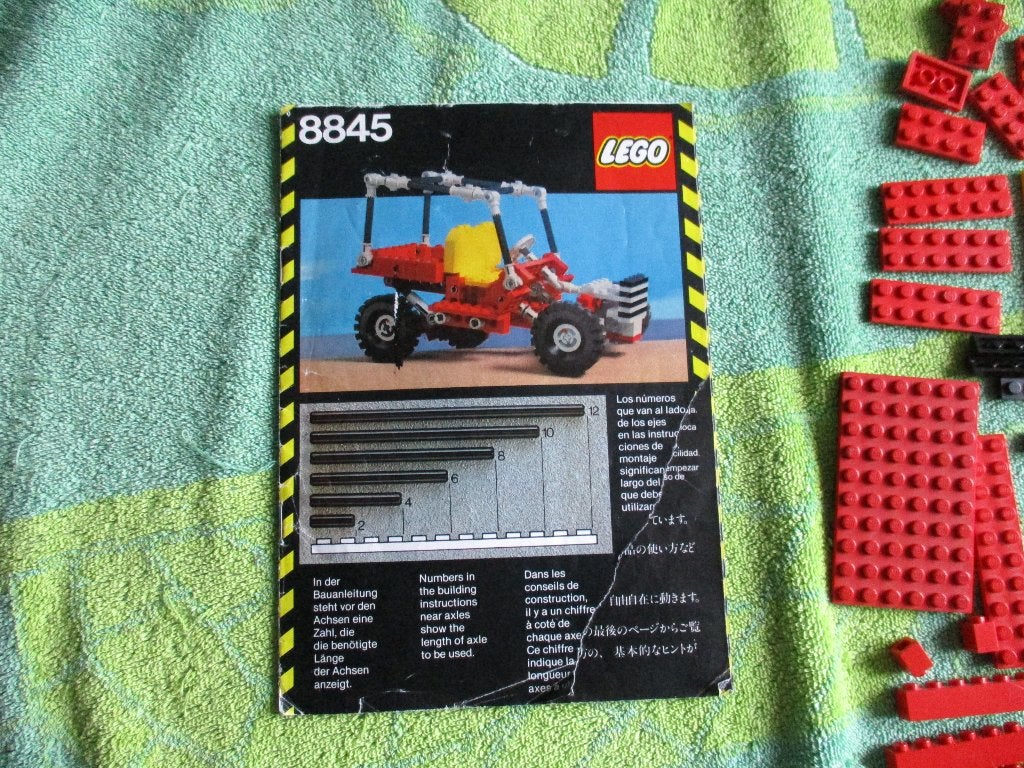 lego technic Set 8845 Dune Buggy, Ophalen of Verzenden, Gebruikt, Complete set, Lego