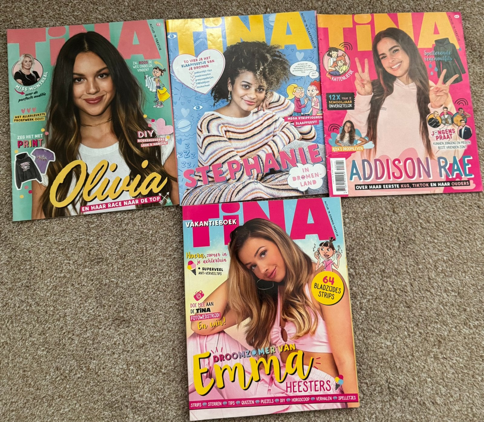 TINA tijdschriften, Verzenden, Gelezen, Damesbladen