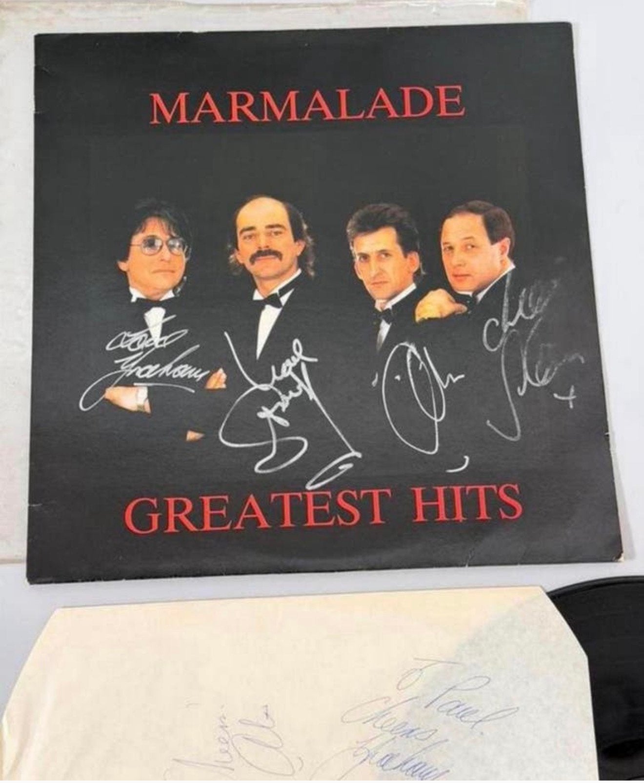 Marmalade Greatest Hits vinyl LP FULLY SIGNED UK 1960s 1980s, Ophalen of Verzenden, Zo goed als nieuw, H, H