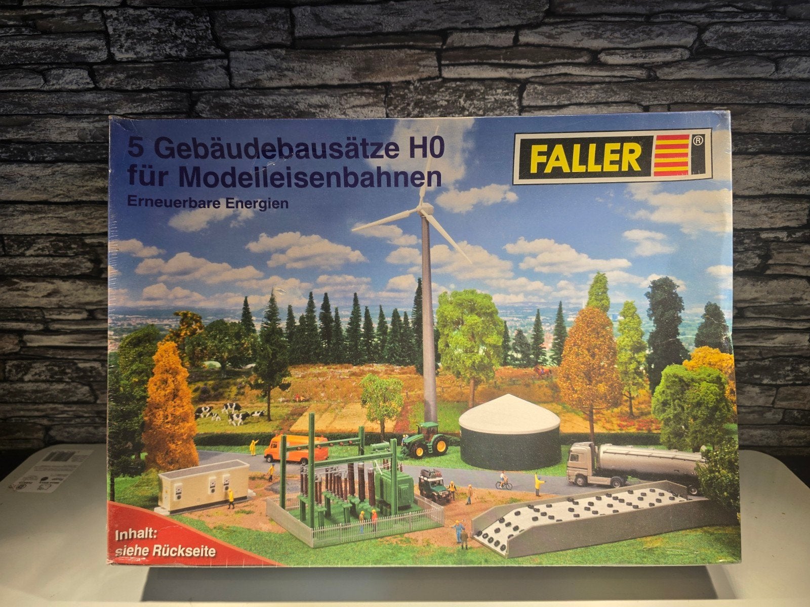 faller Landschapsset energie HO spoor trein 1:87, Overige merken, Gelijkstroom of Wisselstroom, Brug, Tunnel of Gebouw, Nieuw