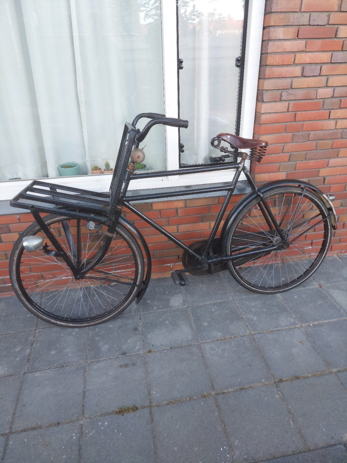Empo transportfiets oldtimer!, Fietsen en Brommers, Terugtraprem, Gebruikt, Empo, Onbekend