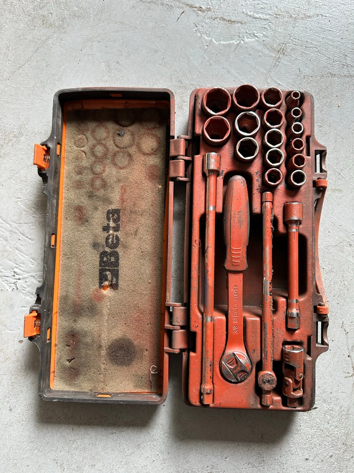 Beta 910A/C16 Doppenset, Ophalen of Verzenden, Gebruikt, Sleutel/ratel, Overige merken