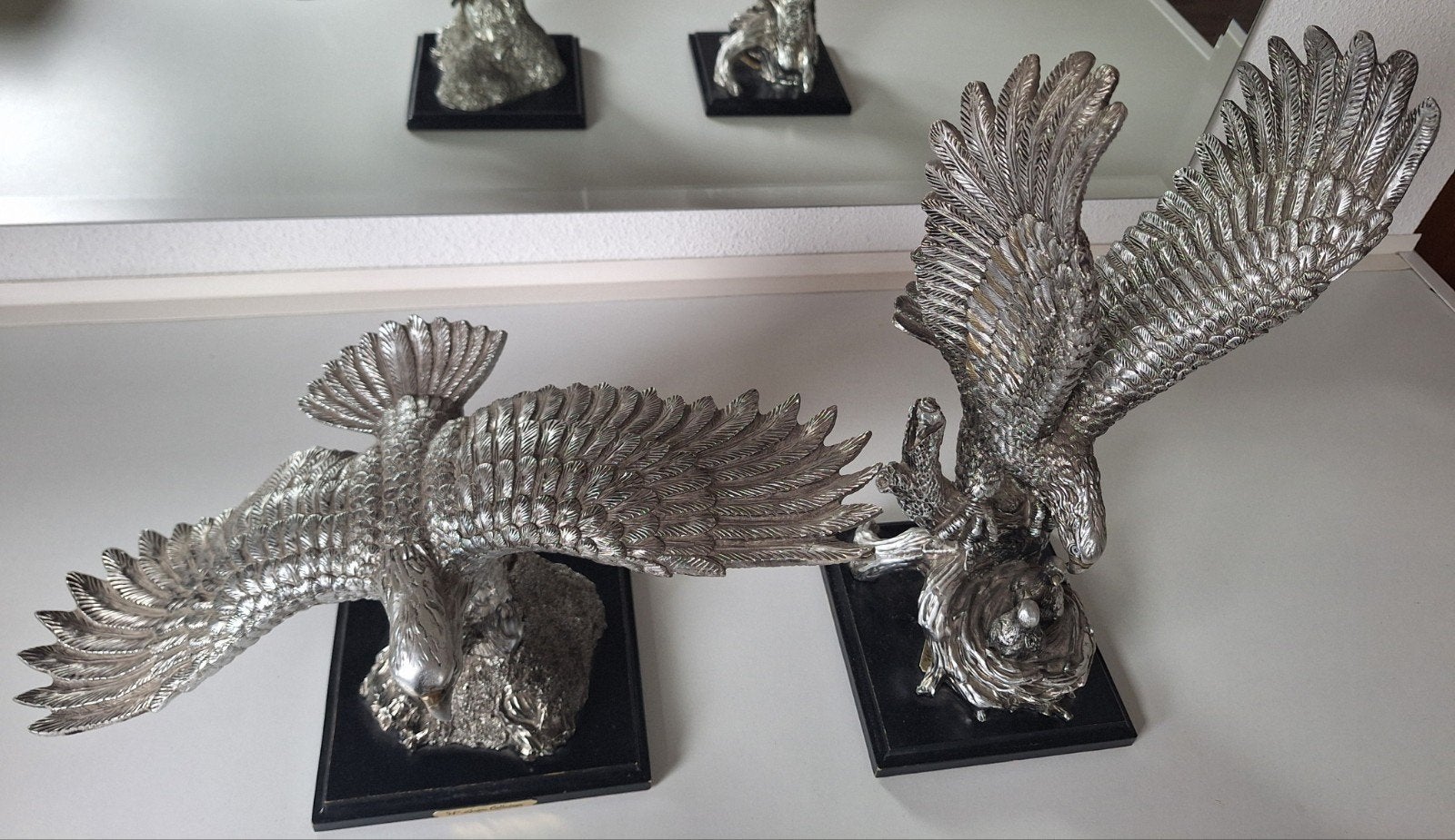 2 vogel beelden uit collectie W. anina, Ophalen of Verzenden, Zo goed als nieuw, Dier
