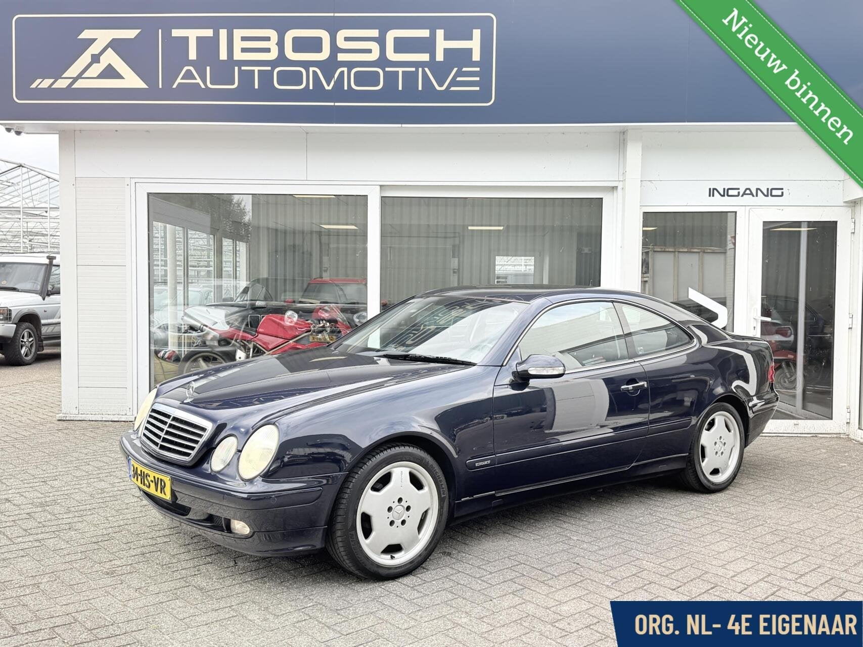 Mercedes CLK-klasse Coupé 200 K Aut. Elegance Youngtimer, Auto's, Mercedes-Benz, Automaat, 1998 cc, Achterwielaandrijving, Gebruikt