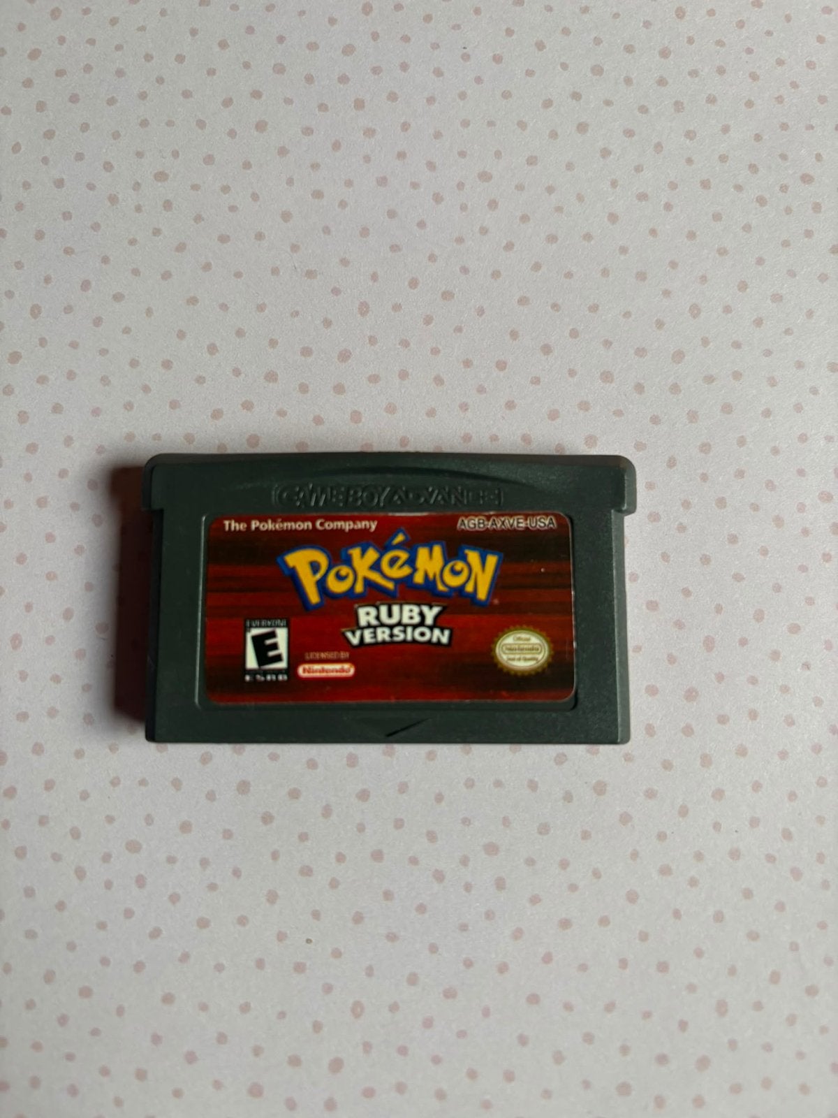 Pokémon Ruby Version (GBA) - reproductie cartridge, Gebruikt, 1 speler, Ophalen of Verzenden, Role Playing Game (Rpg)