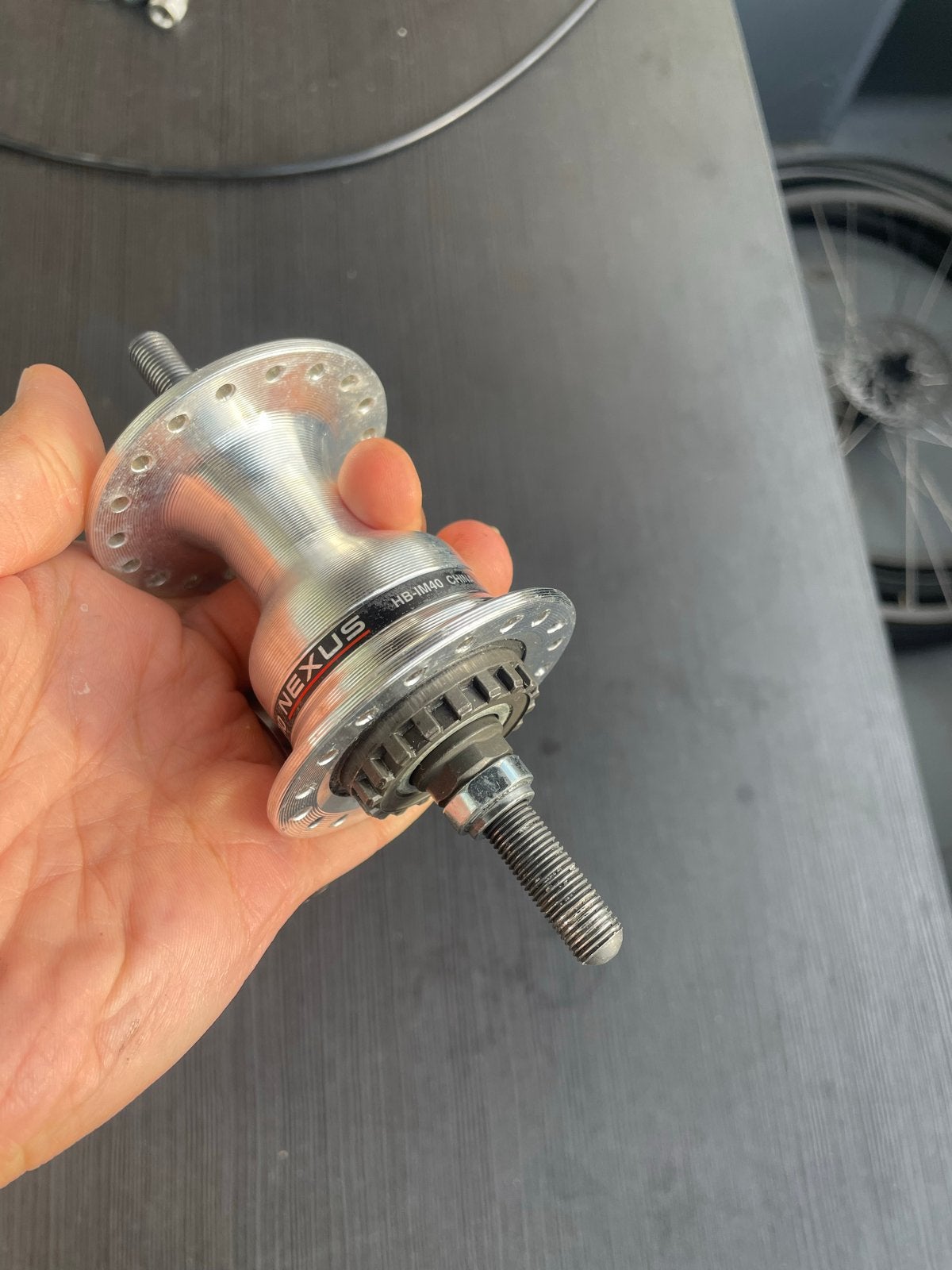 Shimano Nexus 3-speed naafversnelling voor fiets, Gebruikt, Ophalen of Verzenden, Derailleur of Ketting, Aluminium
